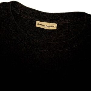 Banana Republic Gray Short Sleeve Mens Big & Tall Sz Unkwn T-shirt